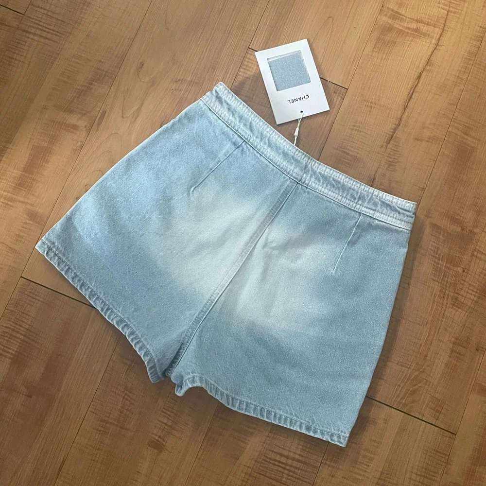 CC Coco Nautical Sailor Beach Denim Jean Shorts BNWT